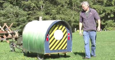 This Man Says He Lives In This Small Camper. When He Shows The Interior, It&rsquo;s Amazing!
