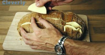 Wrap Bread In Tinfoil And Bake It In The Oven. When You Lift The Foil Everyone Will Be Stunned