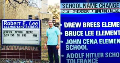 Plan To Allow Community To Change Elementary School Name Goes Terrible