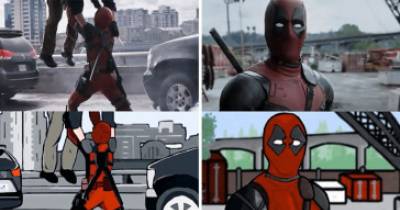 Artists Recreate Deadpool Scenes Using Nothing But Snapchat
