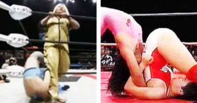 Japanese Female Wrestlers Destroy Their Opponents With The Most Brutal Moves