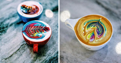 Rainbow Coffee Is What Unicorns Drink For Breakfast