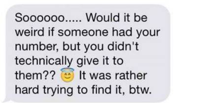 Mystery Man' Goes From Cringey To Creepy After Stealing A Girl's Phone Number