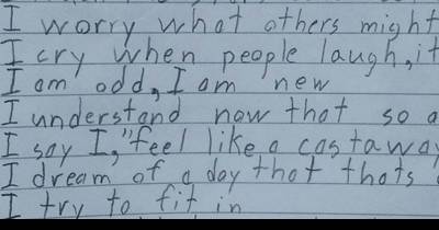 A 10-Year-Old With Aspergers Was Asked To Write A Poem For School. This Is What He Wrote