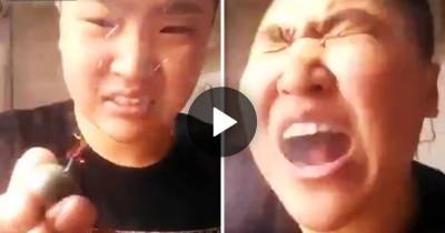 Dumb Kid Eats A Cherry Bomb For Youtube Fame