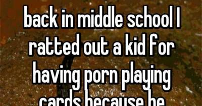 Middle School Confessions That Will Blow Your Mind
