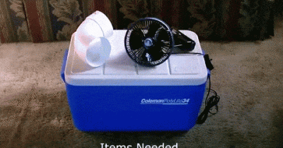 Man Cuts 2 Holes Into The Lid Of A Giant Cooler. When He Adds The Finishing Touches &ndash; WOW!
