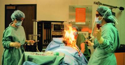 Patient Catches Fire During Operation