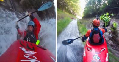 Two Lunatics Find A Drainage Ditch And Decide To Conquer It