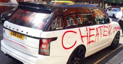 Girl Damages Mans $90k Range Rover After Catching Him Cheating
