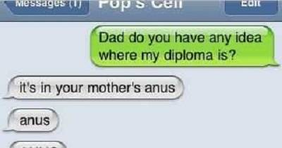 Accidental Dirty Text Messages From Dads To Their Kids