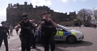 Scotland's Police Make Hilarious Attempt At Viral Running Man Challenge That Has Spread Across The Globe