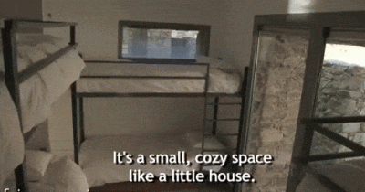 It Looks Like An Abandoned Cow Stable, But When The Door Slides Open? GORGEOUS.