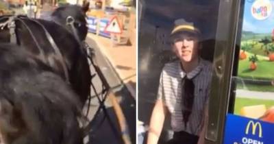 Mcdonald&rsquo;s Staff Refuse To Serve Man On Horse And Cart At Drive-through