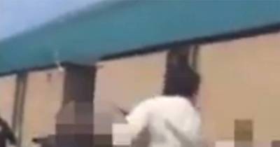 Horrifying Moment Schoolgirl, 15, Passes Out When Male Assistant Head Puts Her In A Choke Hold
