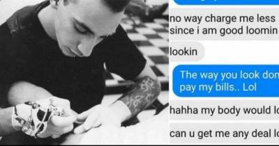 This Girl Tried To User Her Body To Get A Free Tattoo But This Artist Put Her In Her Place