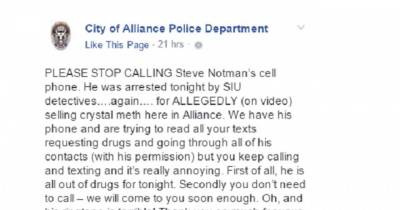 Frustrated Cops Post on Facebook: 'STOP CALLING!'