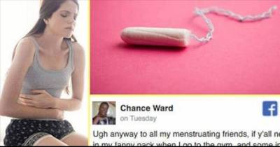This Man's Period Tampon FB Post Is Going Viral - For A Surprising Reason