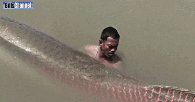 He Went Fishing For Some Dinner...What He Found On The End Of His Line Is Terrifying