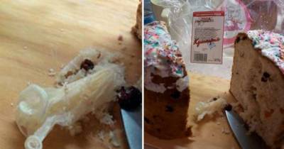 Disgusted Woman Cuts Into Shop Bought Cake - And Finds Something Which Truly Sickened Her