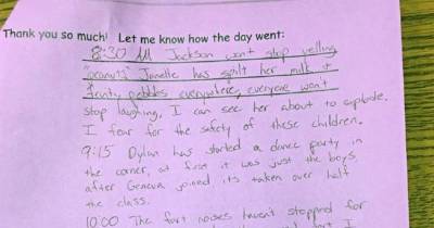 &lsquo;The Fart Noises Haven&rsquo;t Stopped For 30 Minutes&rsquo;: Supply Teacher Documents Her Entire Day... And It Sounds Both Exhausting And Hilarious