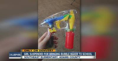 A Five-Year-Old Was Suspended After Bringing A Weapon (Which Was A Clear Plastic Bubble Gun) To School