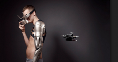 Amputee Gamer Gets A Bionic Arm With an Interactive Screen, Charger, and Drone