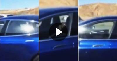 Tesla S Driver Caught Sleeping At The Wheel While Car Is On Autopilot