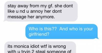 Jealous Boyfriend Texts Girlfriend's Coworker And Instantly Regrets It