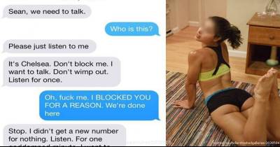 His Ex-Girlfriend Harassed Him With Texts, He Gave A Fitting Response
