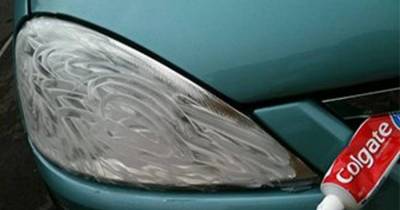 He Rubs Toothpaste On His Car&rsquo;s Headlights. Afterwards? Magic!