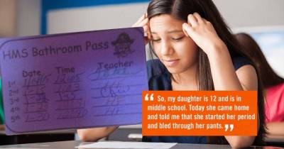 Mom Is Pissed Off At The Insane Bathroom Policy At Her Daughter's Middle School
