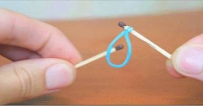 Man Loops Rubber Band On A Matchstick And Does THIS... The End Is Magic!