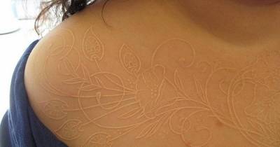Gorgeous White Ink Tattoos