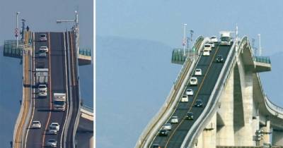 This Is Not A Roller Coaster. It's A Terrifying Bridge In Japan!