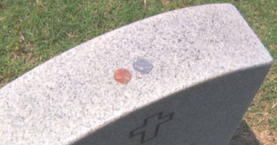 Each Coin Left On A Military Headstone Means Something