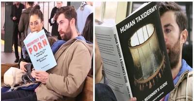 Guy Takes More Fake Book Covers Onto Subway To See How People React