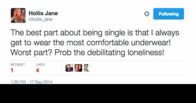 Hilarious Tweets That Sum Up What It's Like To Be Single