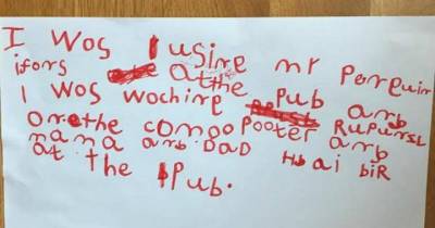This Kid's Blunt Homework Piece Gave Away Her Parents' Guilty Secret