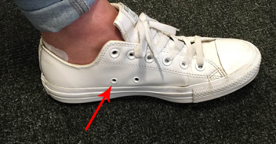 THIS Is What Those Two Random Holes On Your Converse Are ACTUALLY Meant To Be Used Fo
