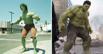Superheroes Then And Now