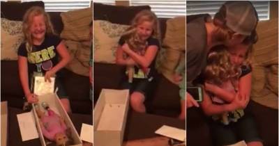 Girl With Artificial Limb Breaks Down After Getting Doll With Leg To Match Hers
