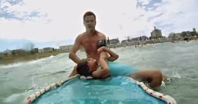 Lifeguard Forgets Camera's On When He Does This