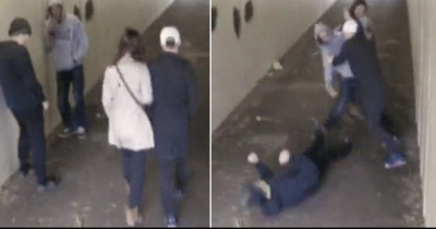 Boyfriend Brutally Knocks Out Two Dudes After Bullying Girlfriend