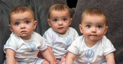 Miracle Identical Triplets Beat 200,000,000-1 Odds - But Mum Has No Trouble Telling Them Apart