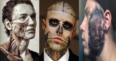 16 Unbelievable Face Tattoos That Will Blow Your Mind