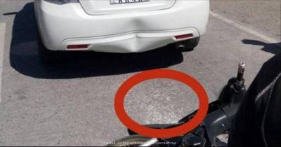 Driver Is Angry After Bike Hits Him. But When He Looks At The Ground, His Heart Breaks