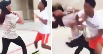 Woman Attempts To Fist Fight Dude But Ends Up Getting Rocked