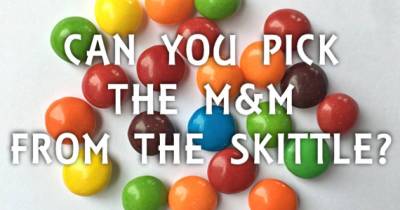 Can You Spot The M&M Among The Skittles?
