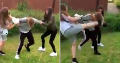 Teenage Girls Filmed Beating Up Boy For Protecting His Autistic Friend